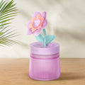 Cute Flower Mini Humidifier, 260ml Gardenia Desktop Humidifiers by Cerrota