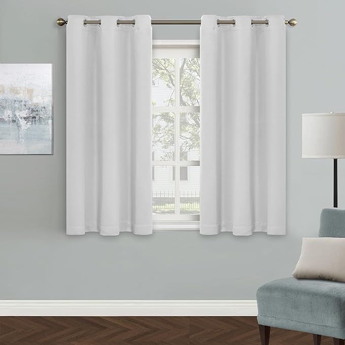 MYSKY HOME Greyish White Curtains by MYSKYHOME