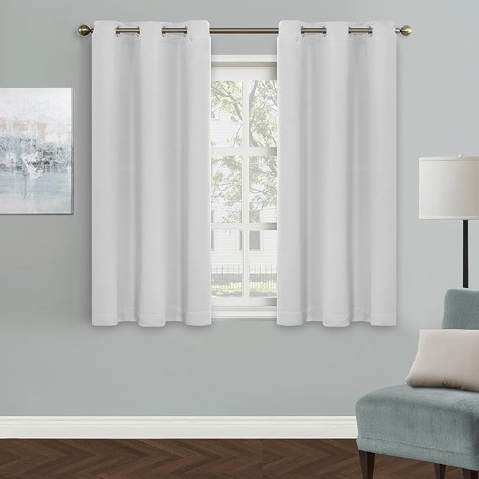 MYSKY HOME Greyish White Curtains by MYSKYHOME