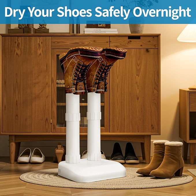 Boot Dryer Shoe Dryer for Work Boots Sneakers and Gloves, No Heat Ultra Low - Image 5