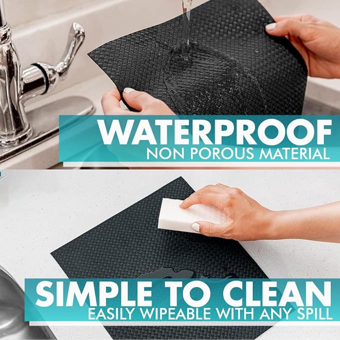 Shelf Liner, Drawer Liner & Kitchen Cabinet Liner – Thick Waterproof Rubber - Image 2