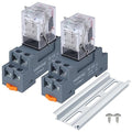 2PCS Electromagnetic Power Relay, 8-Pin 10A 12 AC Relay Coil by VAMRONE