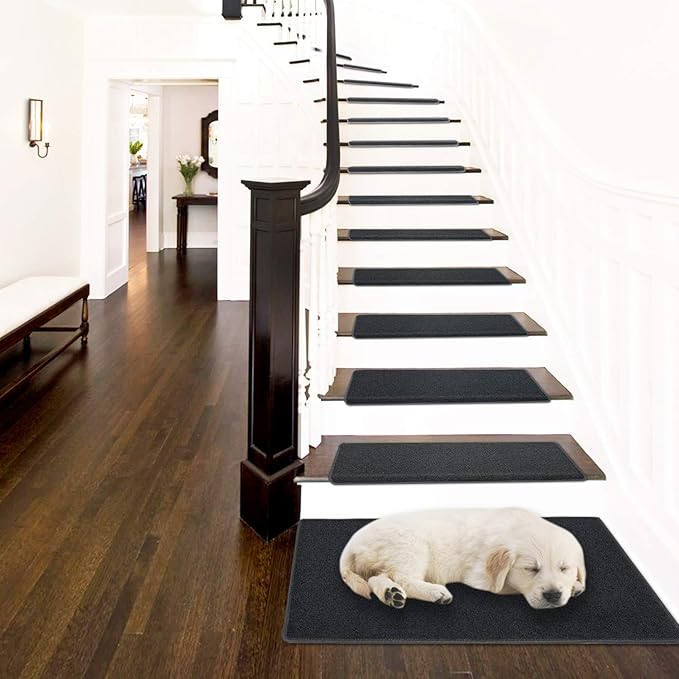 PURE ERA Carpet Stair Tread Landing Mat Tape Free Self Adhesive Non Slip Skid - Image 2