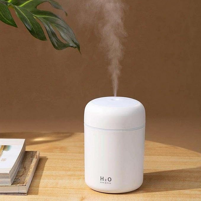 Portable Mini Humidifier, Cool Mist, USB Powered. Perfect by Saunana