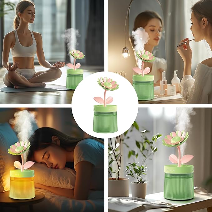Cute Mini Humidifier 320mL Cool Mist Humidifie mute - Image 7
