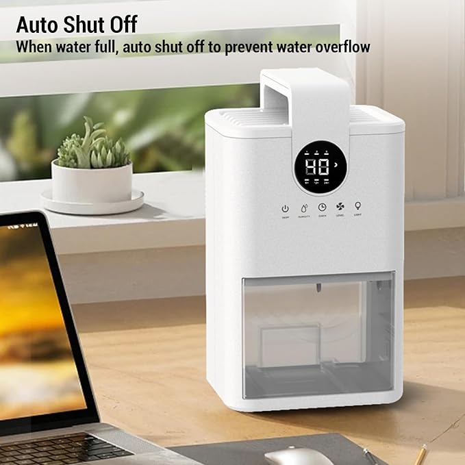 Small Dehumidifier, 1L Water Tank Portable Dehumidifier - Image 3