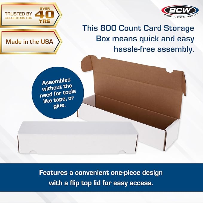 BCW 800ct Trading Card Storage Boxes - Image 2