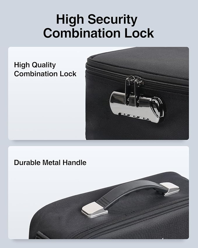 Luxtude Trading Card Case w/Adjustable Dividers, Large Top Loader Card Storage - Image 4