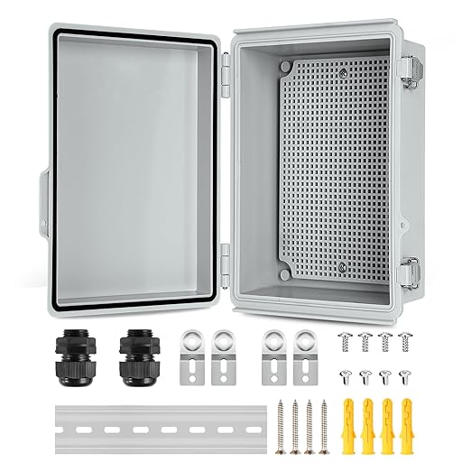 Waterproof Electrical Junction Box, IP67 Plastic Weatherproof Electrical by TOTUFY