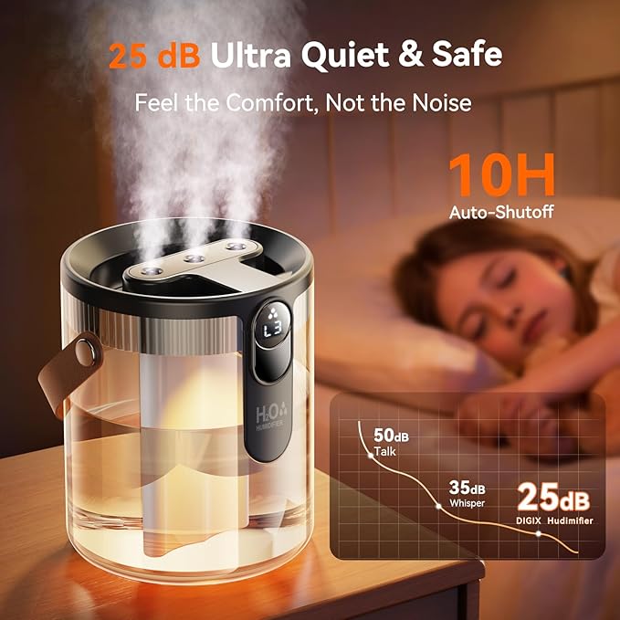 DIGIX Small Portable Humidifiers - Image 6