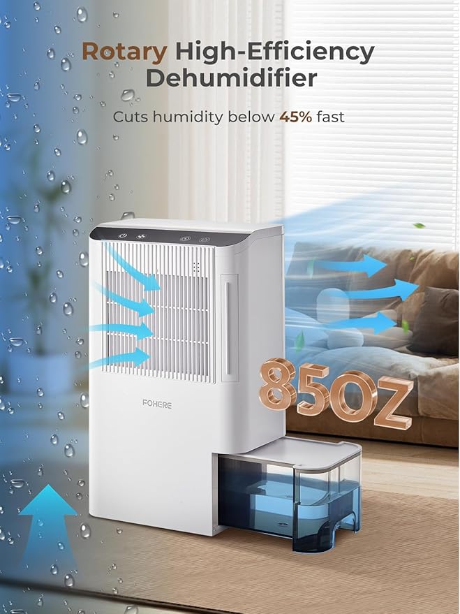 Dehumidifier for Home 1000 Sq.Ft, 85OZ Dehumidifiers for Basement Bedroom - Image 3