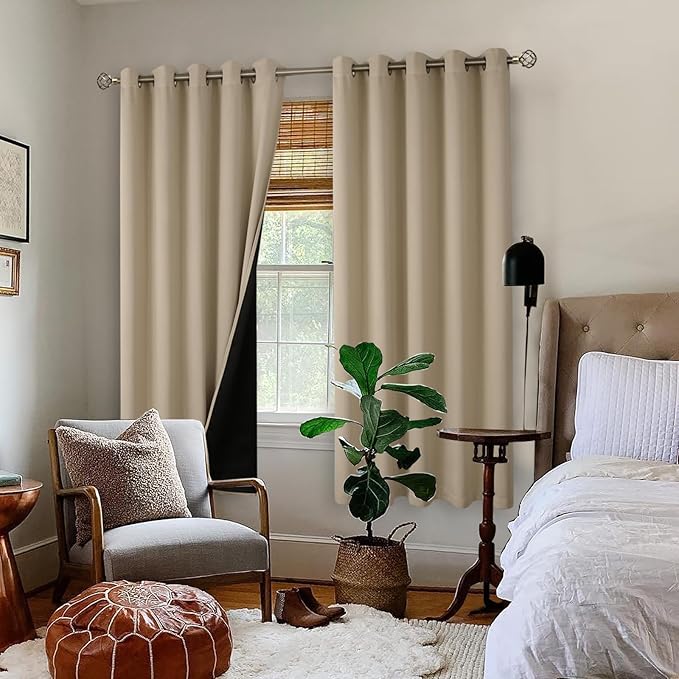 BGment Thermal Insulated 100% Blackout Curtains - Image 2