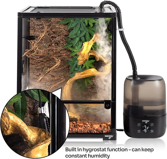 WACOOL Reptile Fogger with Humidity Controller, 4L Large Tank Reptile - Image 6