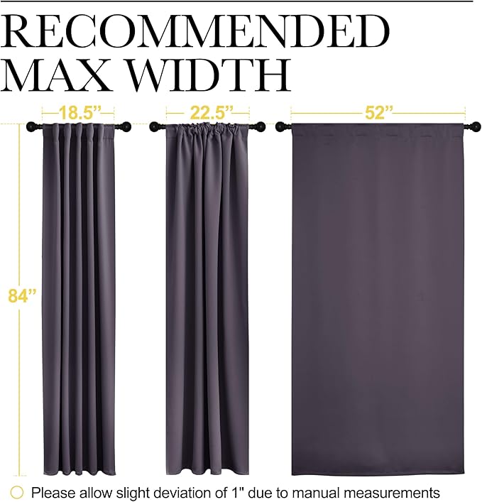 NICETOWN Blackout Curtain Panels - Image 7
