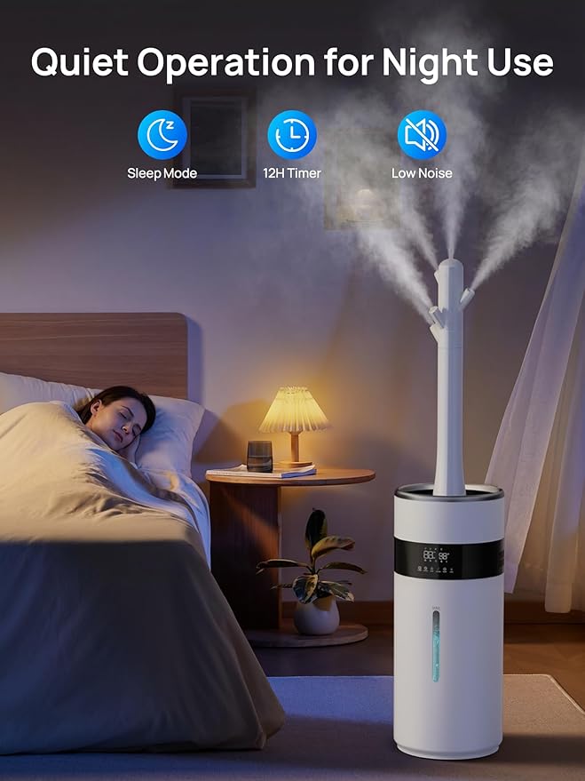 Humidifiers for Bedroom Large Room Home, 3Gal Water Tank - Image 7
