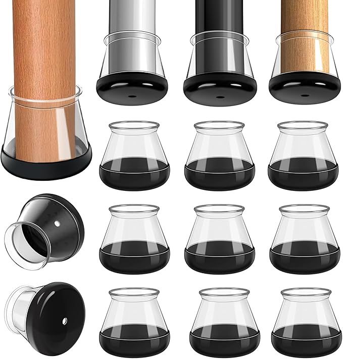 Chair Leg Floor Protectors for Hardwood Floors and Carpet Silicone Covers to by GICUNK