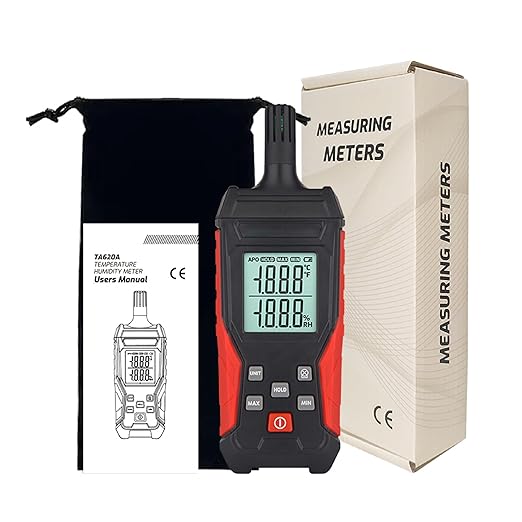 HFS Temperature & Humidity Meter Detector Digital Hygrometer Handheld - Image 6