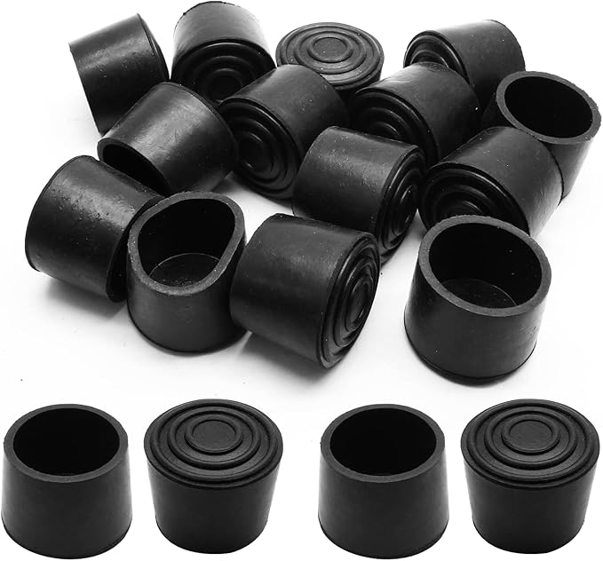 Piutouyar Round PVC Rubber Furniture Covers, 32mm / 1-1/4 Inches Table Chair - Image 2