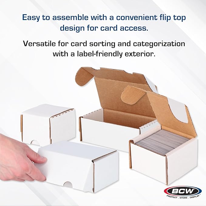 BCW 400-Count Trading Card Storage Box | Baseball Card Storage Box - Image 5