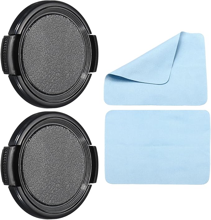 PATIKIL Camera Lens Cap, 2 Pack Sides Pinch Front Lens Cover by PATIKIL