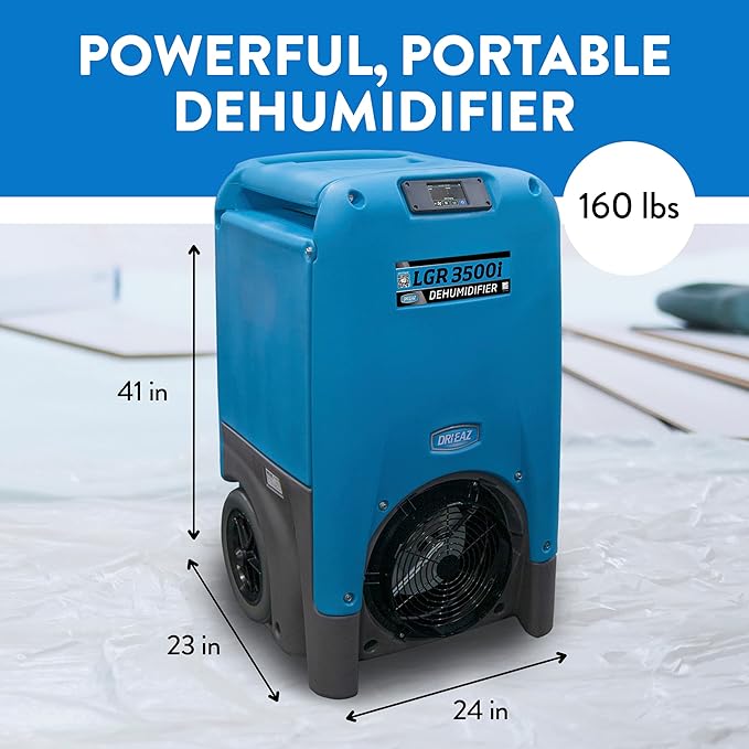 Dri-Eaz LGR 3500i Industrial Dehumidifier w/Pump, Portable Commercial - Image 3