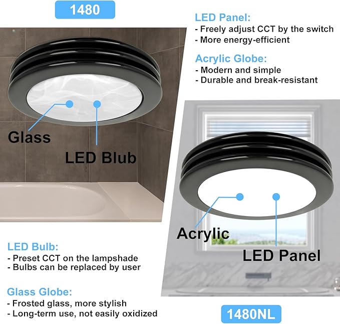 Akicon Ultra Quiet Bathroom Exhaust Fan - Image 5