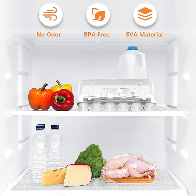 Shelf Liners for Kitchen Cabinets Refrigerator Liners Waterproof & Oil-Proof - Image 5