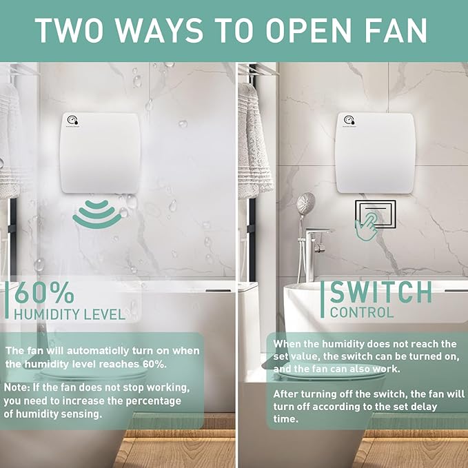 5.9 Inch Bathroom Exhaust Fan - Image 5