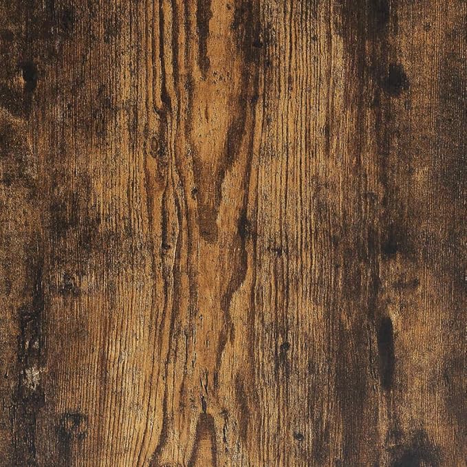 Smoked Oak Engineered Wood Wall Shelf 29.5 x 6.3 x 21.7 Inches - Image 9