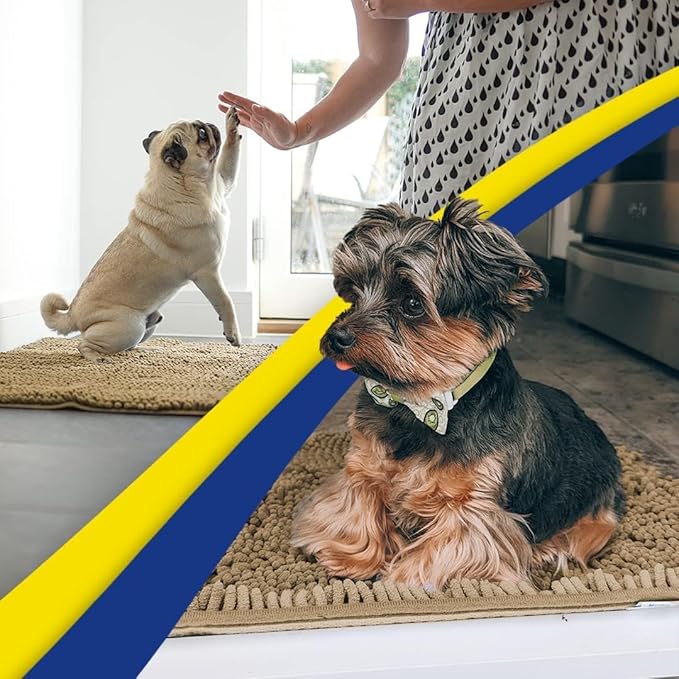 Muddy Mat® Pack of 3 Highly Absorbent Microfiber Dog Door Mat and Pet Rug - Image 6