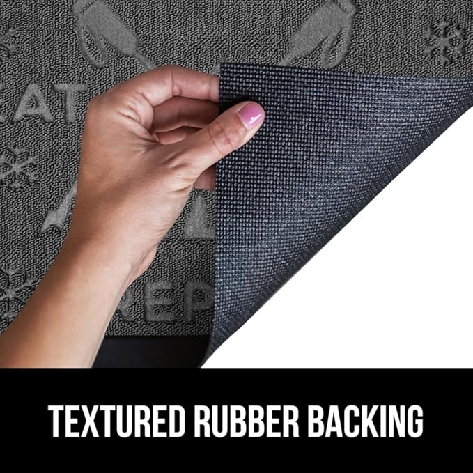 GORILLA GRIP 100% Waterproof All-Season WeatherMax Doormat 35x23, US Designed - Image 5