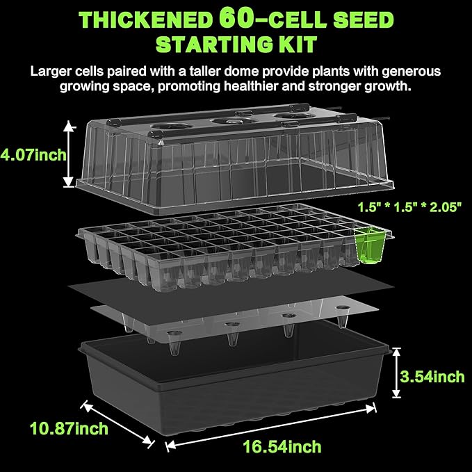 120-Cell Self-Watering Seed Starter Tray - Image 2