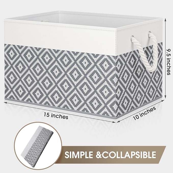 Storage Bins, Collapsible Storage Basket - Image 2