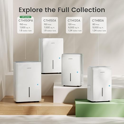 Waykar 150 Pint 2025 Energy Star Dehumidifier - Image 9
