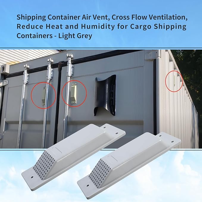 Shipping Container Air Vent, Cross Flow Ventilation - Image 2