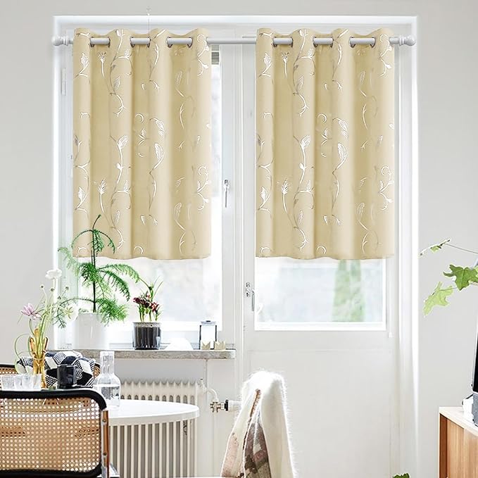 BUHUA Blackout Small Window Curtains - Image 2