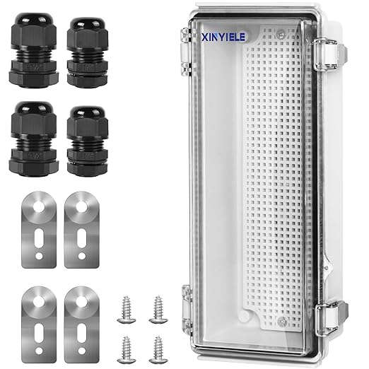 Waterproof Outdoor Project ABS Plastic Junction Box IP67 Weatherproof Dustproof by XINYIELE