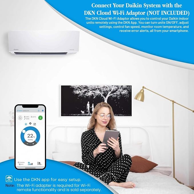 Daikin 24, 000 BTU 18 SEER2 Entra R32 Series Ductless Mini Split - Image 4