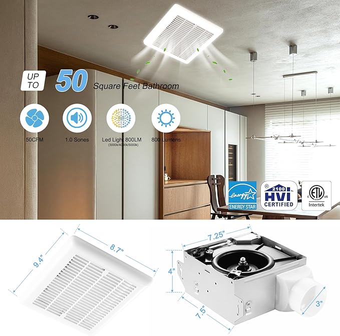 Tech Drive Bathroom Exhaust Fan - Image 3