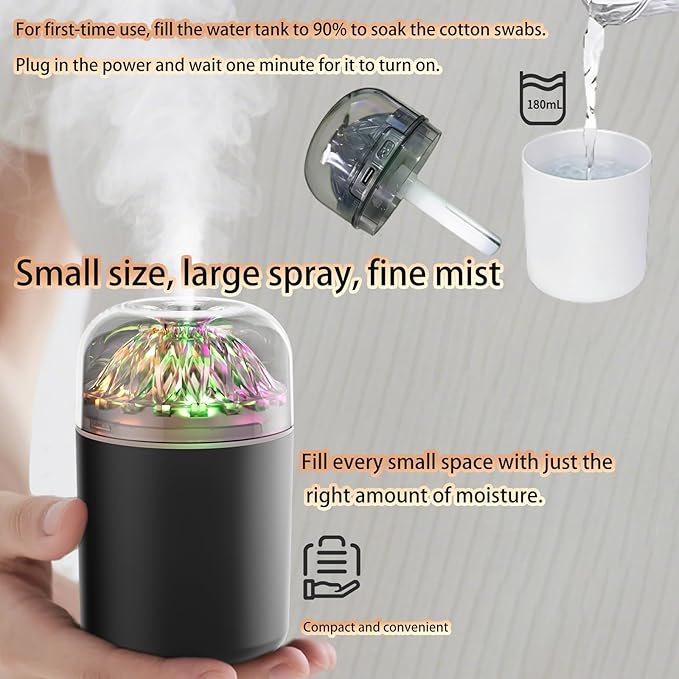 Mini Personal Cool Mist Humidifier-Humidifier - Image 6