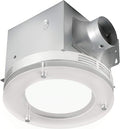 Homewerks 7117-02-HW Bathroom Fan Integrated LED Light Ceiling Mount Exhaust by HomewerksWorldwide