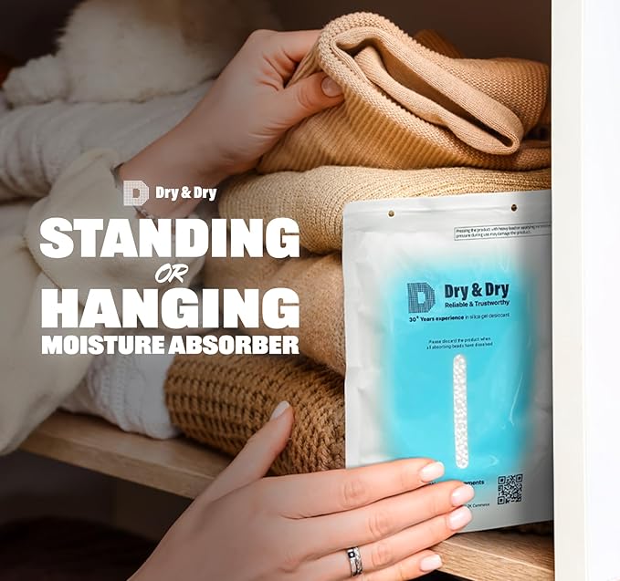 Dry & Dry 20 Packs Hybrid Moisture Absorbers & Musty Odor Eliminator - Image 2