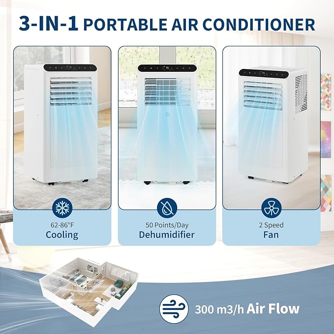 GarveeHome Portable Air Conditioner, 000 BTU Smart AC - Image 3