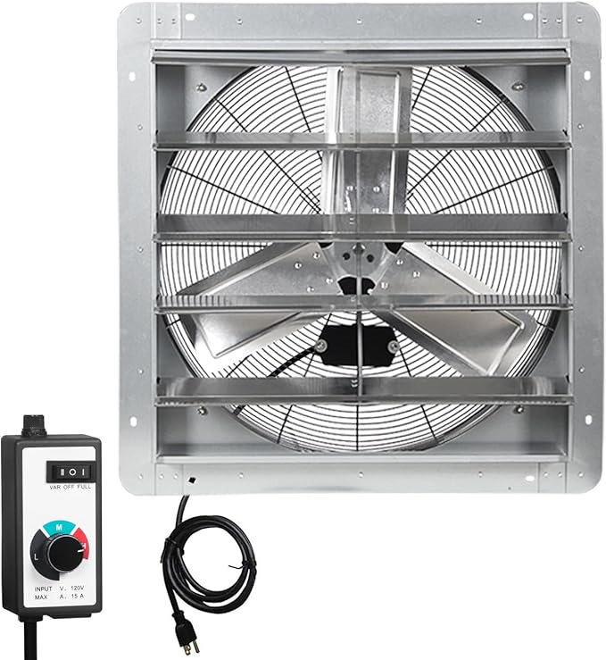 KEN BROWN 24 Inch Shutter Exhaust Fan by KENBROWN