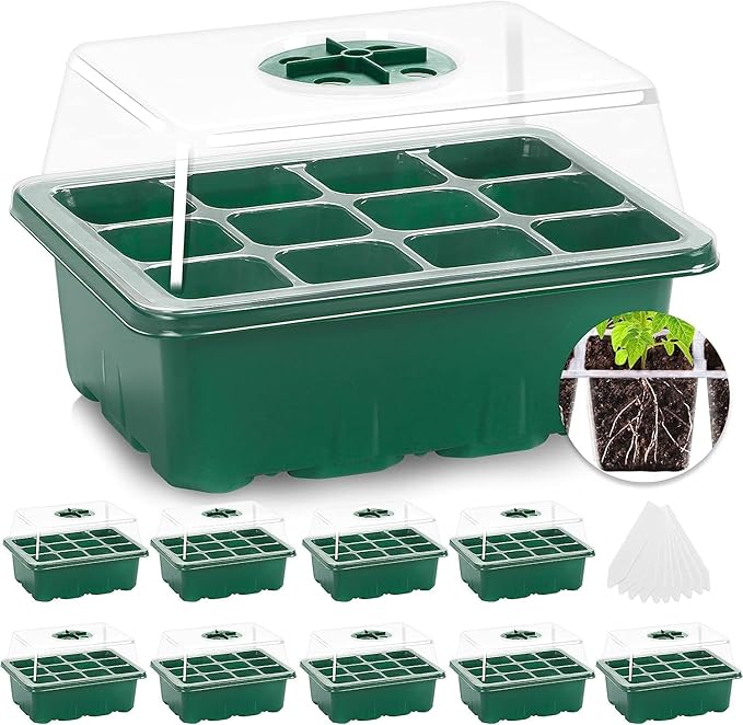 MIXC 10 Packs Seed Starter Tray Seed Starter Kit by MIXC
