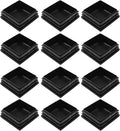 12 Pack 2" Square Plastic Plugs by Bonsicoky