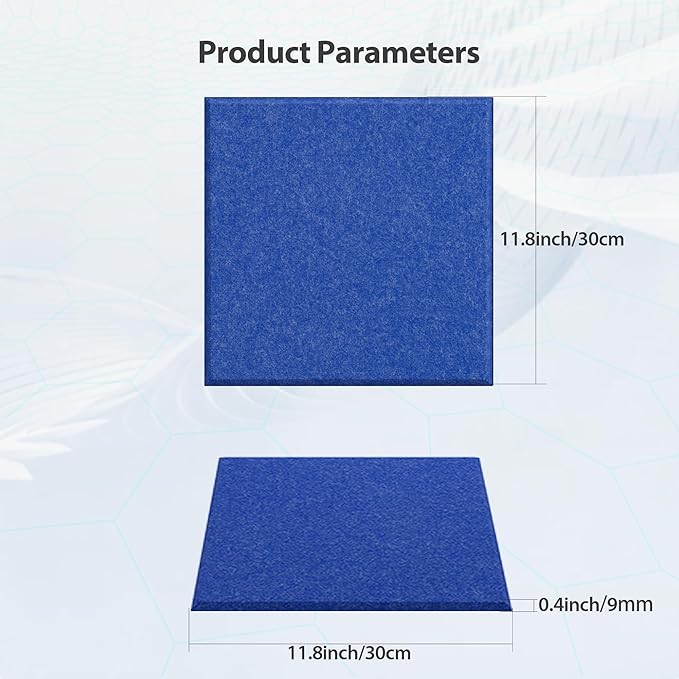 12 Pack Acoustic Panels Self Adhesive Sound Proof Foam, High Density Sound - Image 6
