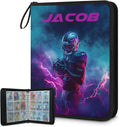 Personalized 9 Pockets Football Card Binder, Custom Rugby Collector Album by Joyousleap