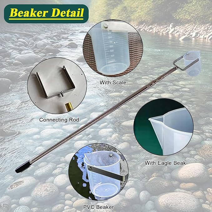Telescopic Water Sampler with Swivel Pole and Removable Cup - Image 4