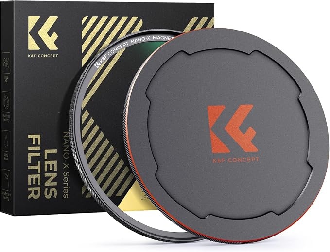 K&F CONCEPT 49mm Magnetic MC UV Lens Protection Filter + Lens Filter Cap | 1s by KFCONCEPT